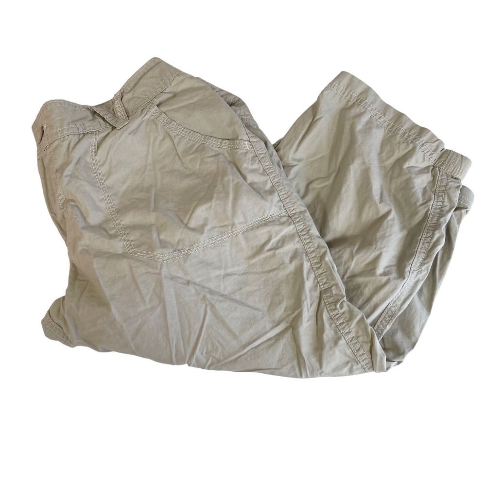 Columbia Sportswear‎ Holly Springs Capri Pants 10 Beige Womens Mid Rise Hiking